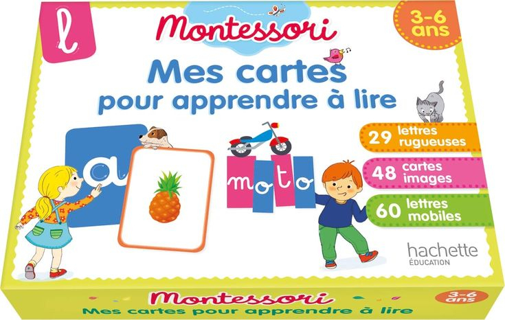 [Livres] Montessori Mes Cartes Pour Apprendre À Lire 3-6 serapportantà Apprendre A Lire Gratuit
