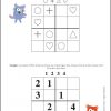 Logique - Grande Section - Le Sudoku | Sudoku Enfant à Jeux Maternelle Grande Section