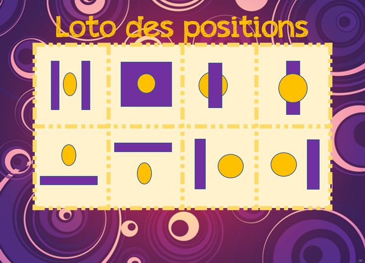 Loto Des Positions | Programme Maternelle, Espace tout Loto Espace Jeux