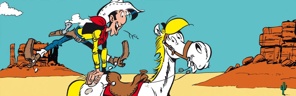 Lucky Luke, La Série De Bande Dessinée De Goscinny concernant Lucky Luke Dessin Animé En Français
