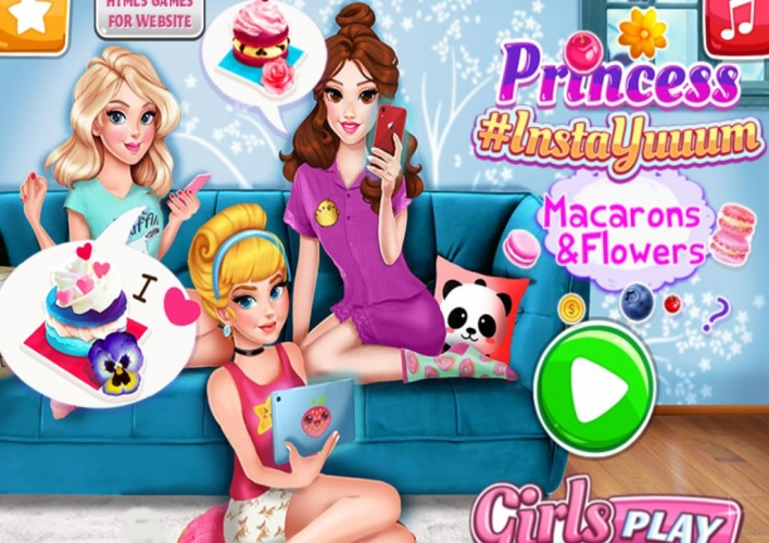 Macarons Gourmands Entre Princesses Sur Jeux Fille Gratuit à Jeux De Fille 3 Ans Gratuit