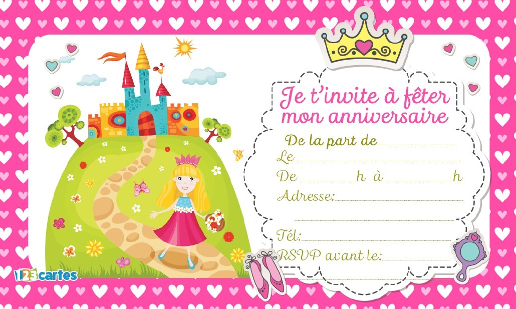 Magnifique Invitation D&amp;#039;Anniversaire | Meilleurs Voeux concernant Carte D Invitation Anniversaire Violetta