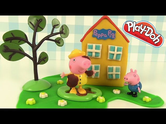 Maison De Peppa Pig Play Doh Pâte À Modeler Tuto | Видео pour Pâte À Modeler Play Doh En Français