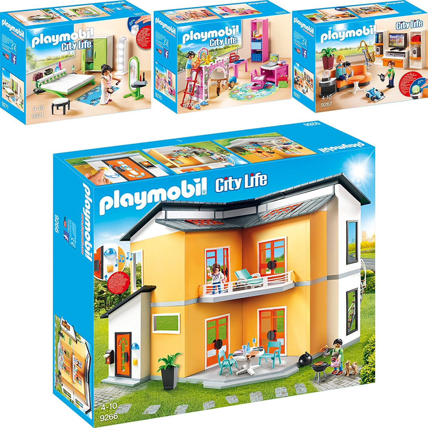 Maison Moderne Playmobil 9266 encequiconcerne Maison Des Invités Playmobil