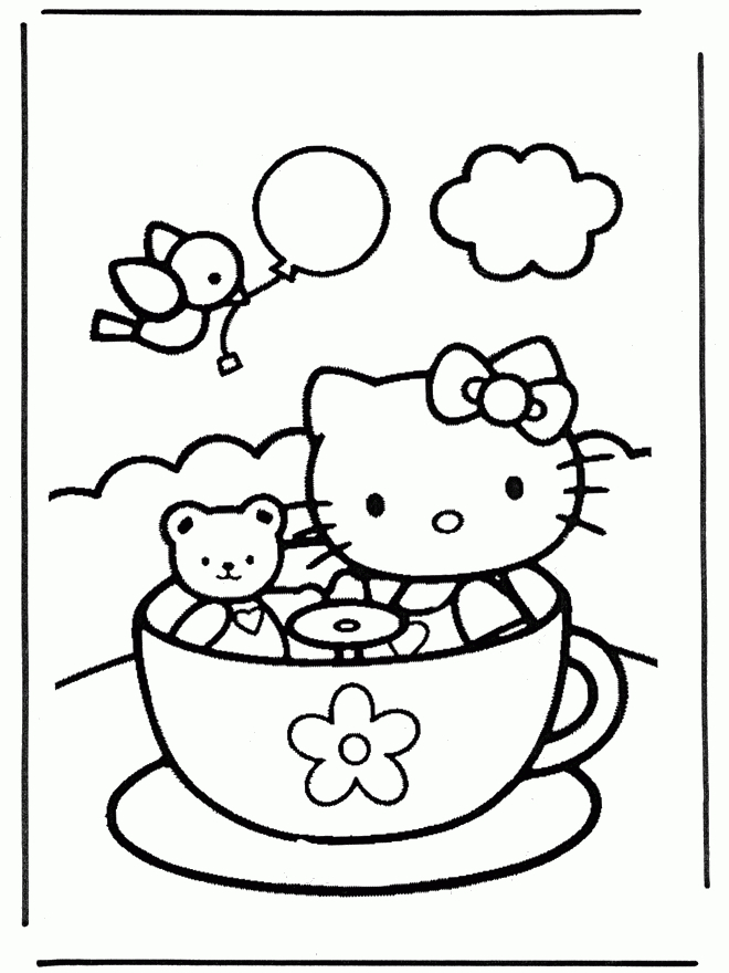 Mandala Di Hello Kitty - Az Colorare intérieur Mandala Hello Kitty À Imprimer