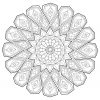 Mandala Zen Antistress 1 - Mandalas - Coloriages à Coloriage De Mandala Difficile A Imprimer