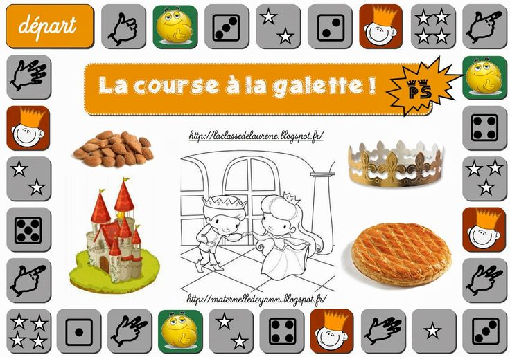 Maternelle Et Direction De Yann: La Course À La Galette encequiconcerne La Galette Des Rois Maternelle