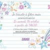 Mes Dessins Sur Carnet De Notes - Invitation Anniversaire dedans Carte D Invitation Papillon