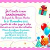 Message Pour Un Anniversaire 10 Ans - Existeo.fr à Carte Invitation Anniversaire 1 An Fille