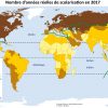 Mesurer Le Développement : La Carte De L'Idh 2017 - Cartolycée serapportantà Carte De L Europe 2017