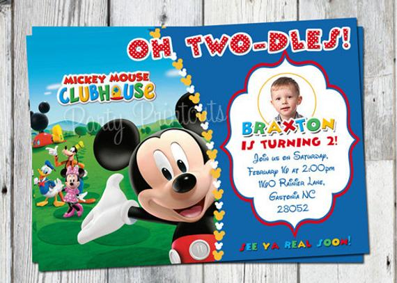Mickey Mouse Invitation Imprimable Mickey Mouse Invitation concernant Invitation Anniversaire Mickey