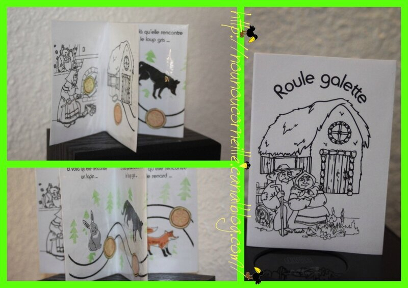 Mini-Livre Roule Galette - Chez Nounou Corneille intérieur Histoire Roule Galette