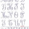 Modèle Broderie Alphabet Gratuit 10 | Monogramme Alphabet encequiconcerne Modele De Lettre Alphabet