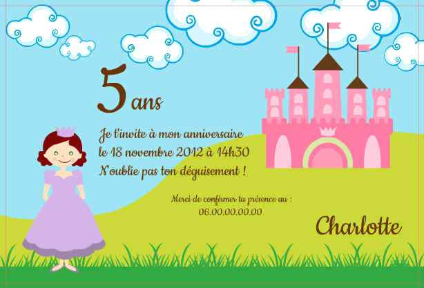 Modele Texte Carte Invitation Anniversaire Enfant pour Carte Invitation Anniversaire Pas Cher