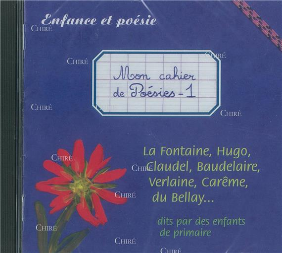 Mon Cahier De Poésies - Cd 1, Jeunesse, Audio, Nos Rayons concernant Poésie Gs