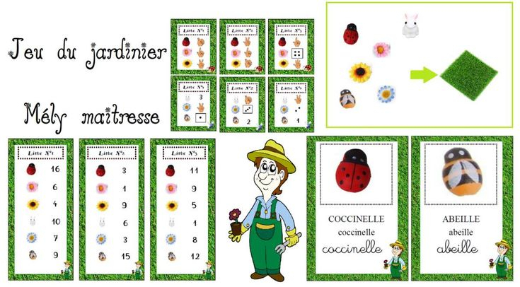 Mon Petit Jeu Du Jardinier | Jeux Printemps Maternelle pour Petit Jeu Maternelle