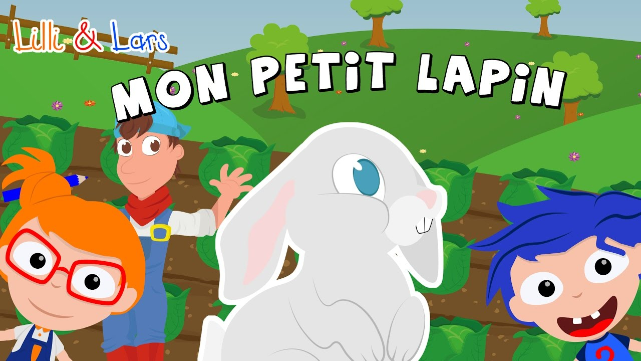 Mon Petit Lapin S&amp;#039;Est Sauvé Dans Le Jardin - Comptines avec Un Petit Lapin Chanson