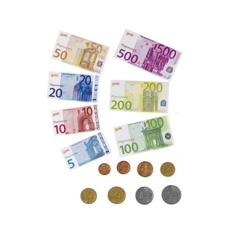 Monnaie Factice Jeu destiné Pièces Et Billets En Euros À Imprimer