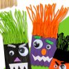 Monstres Rigolos En Bâtonnets - Halloween | Bricolage concernant Projet Halloween Maternelle