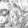 Naruto Con Kyubi-Boceto | Dessin Naruto, Dessin Manga avec Naruto Kyubi Dessin