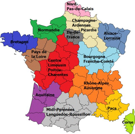 New Map Of France Revealed With The Arrival Of The &amp;quot;Super concernant Carte Des Nouvelles Régions En France