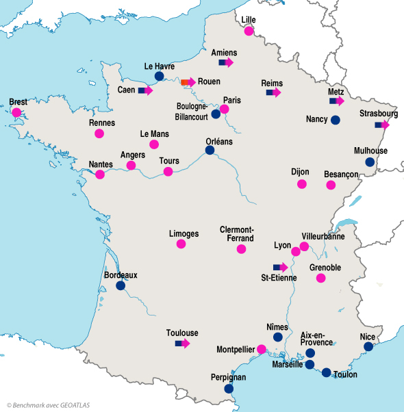 Nous Rejoindre | Apprendreaapprendre serapportantà Carte De France Avec Les Villes