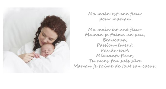 Nous Souhaitons Une Bonne Fête À Toutes Les Mamans encequiconcerne Poeme Bébé