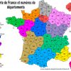 Numéro De Département : Liste Et Carte Récapitulative encequiconcerne Carte De France Avec Les Départements