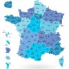 Numéros Et Départements De France Métropolitaine destiné Carte De La France Avec Les Régions