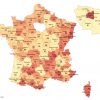 Numéros Et Départements De France Métropolitaine intérieur Carte Avec Les Departement