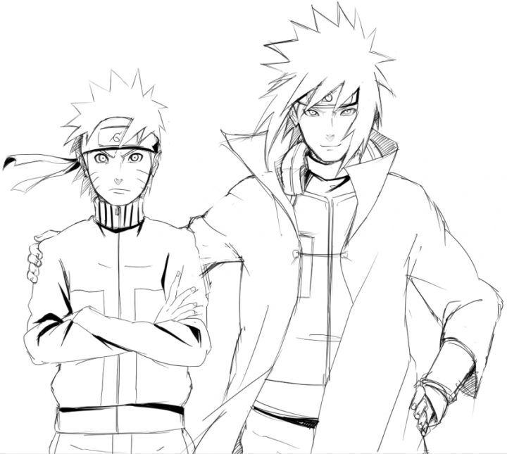 Coloriage Naruto Et Hinata  Arouisse.com