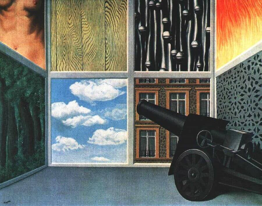 On The Threshold Of Liberty, 1937 By Rene Magritte tout Magritte Histoire Des Arts