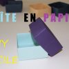Origami Facile Boite Cubique serapportantà Comment Faire Une Chemise En Papier