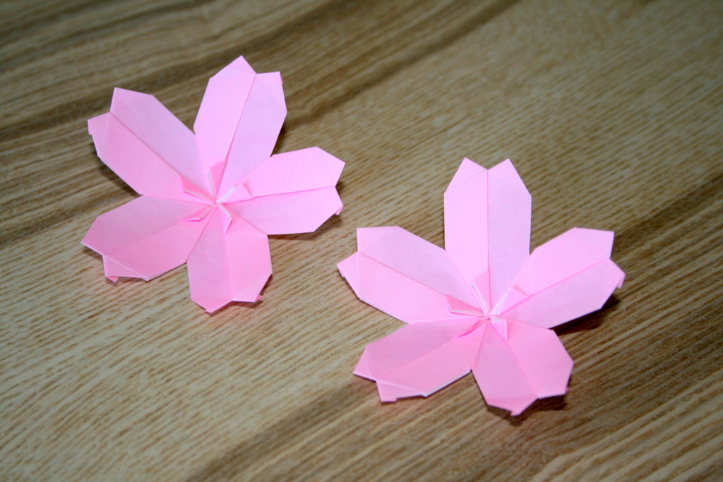 Origami Facile Fleur De Cerisier intérieur Faire Des Origamis En Papier Facile