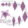 Origami Facile Fleur Iris encequiconcerne Faire Des Origamis En Papier Facile