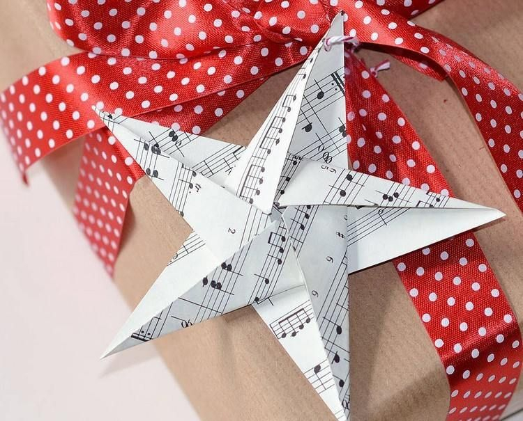 Origami Noël - Idées Et Instructions Pour Faire Une Étoile à Comment Faire Une Étoile Ninja En Papier