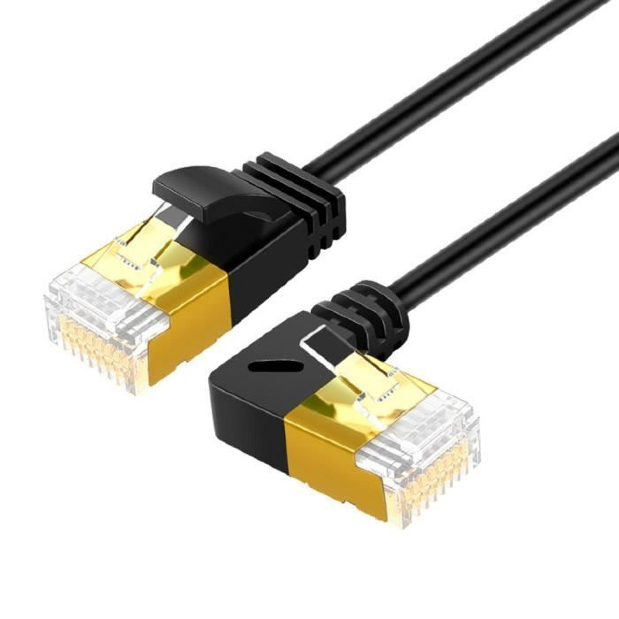 Ototon® 3M Cat 7 Câble Ethernet Rj45 Superfine Câble pour 90 Degrés Jeux