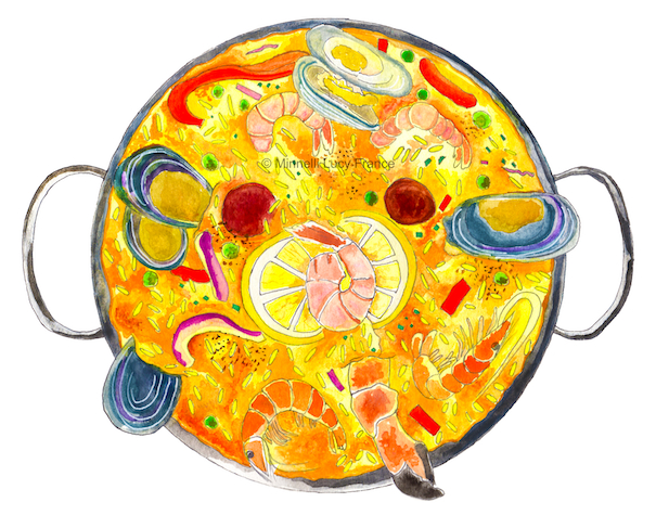 Paella Illustration | Tumblr intérieur Dessin Paella