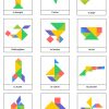 Page De Modèles D'Objets À Réaliser Avec Un Jeu Tangram pour Modèle Tangram À Imprimer