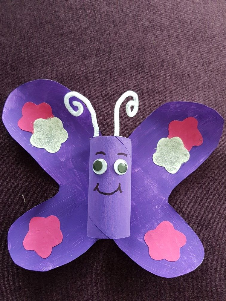 Papillon Avec Rouleau Papier Wc | Activite Enfant, Papier encequiconcerne Activité Manuelle Avec Du Papier Toilette