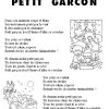 Paroles Petit Garcon À Colorier | Comptines, Chanson Noel encequiconcerne Parole Chanson De Noel