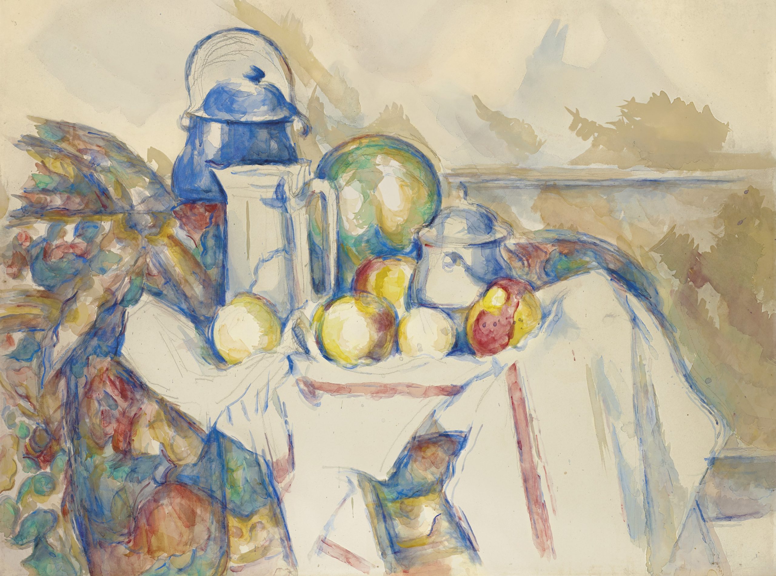 Paul Cézanne (1839-1906) , Nature Morte Avec Pot Au Lait concernant Nature Morte Maternelle