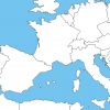 Pays Et Régions intérieur Carte De L Europe Vierge