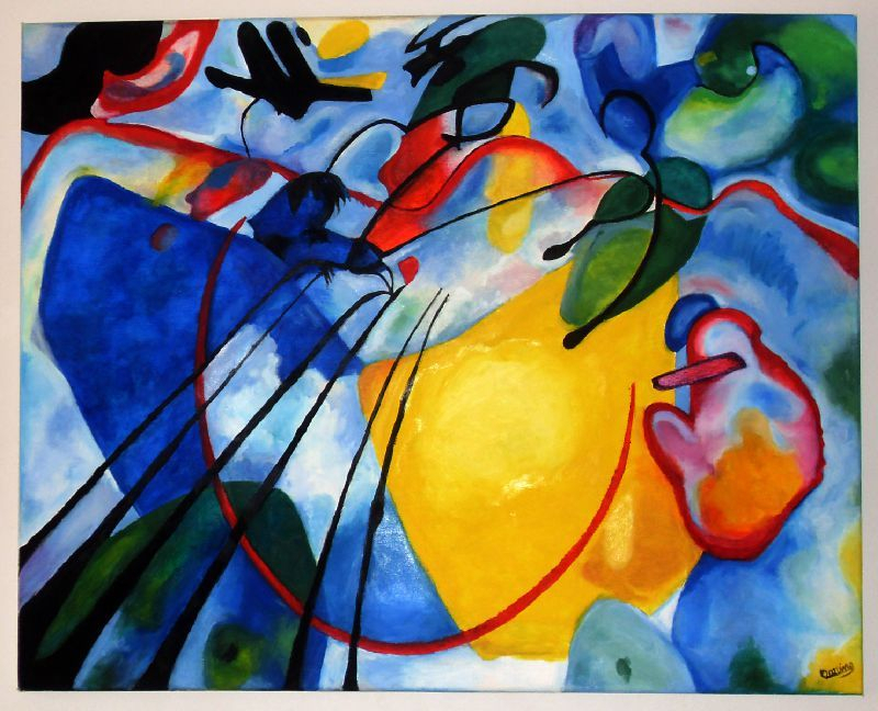 Peinture À Partir De Kandinsky - Blog De -Mart- dedans Dessin De Kandinsky
