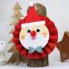 Père Noël En Papier Tout Rond Et Tout Mignon - Noël - 10 à Bricolage De Noel Pour Maternelle