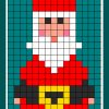 Pere-Noel_1 | Pixel Art Noel, Pixel Art, Dessin Pere Noel tout Pixel Art Pere Noel