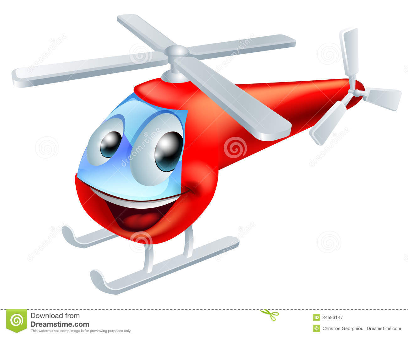 Personnage De Dessin Animé D'Hélicoptère Illustration De à Helicoptere Dessin