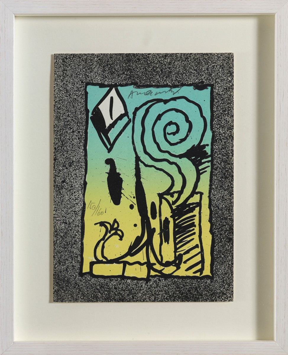 Pierre Alechinsky, Infeuilletable, 1969 ~ Galerie Eva Vautier pour Oeuvre Alechinsky