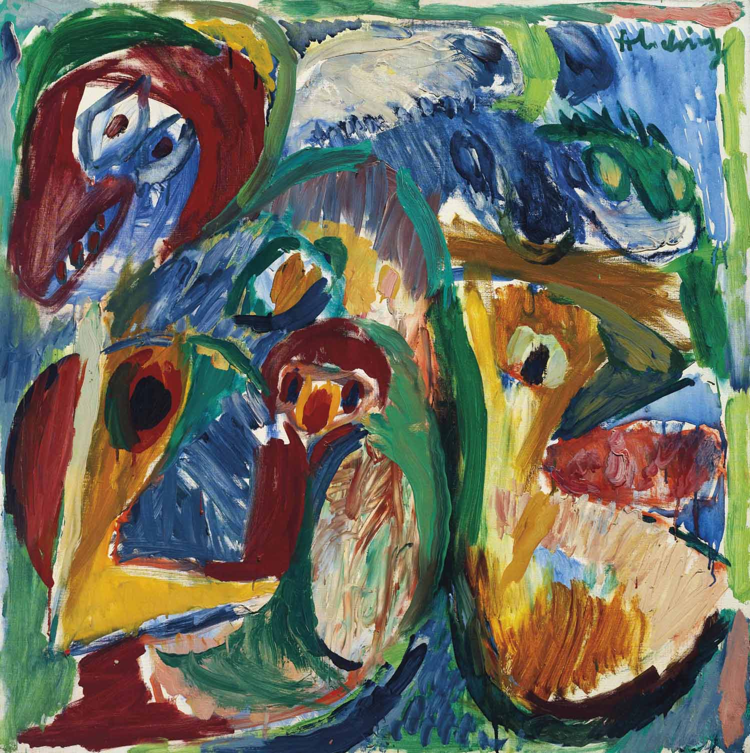Pierre Alechinsky (Né En 1927) , Marmots | Christie&amp;#039;S dedans Oeuvre Alechinsky