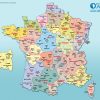 Pin By Jim On Les Cartes De France | France Map, Map, France destiné Carte De La France Avec Toutes Les Villes